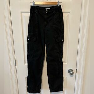 Garage Black Cargo Pants -XS